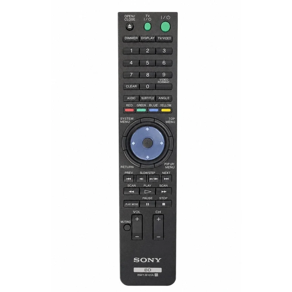 Sony RMT-B101A Blu-ray Disc Player Remote Control Genuine OEM Replacement 105-15